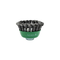 TROY 27707-75 Twist Knotted Cup Brush, 75mm - 3
