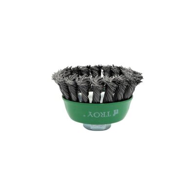 TROY 27707-75 Twist Knotted Cup Brush, 75mm - 3