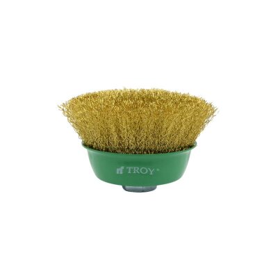 TROY 27710-100 Crimped Cup Brush, 100mm - 4