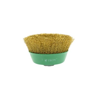 TROY 27710-125 Crimped Cup Brush, 125mm - 4