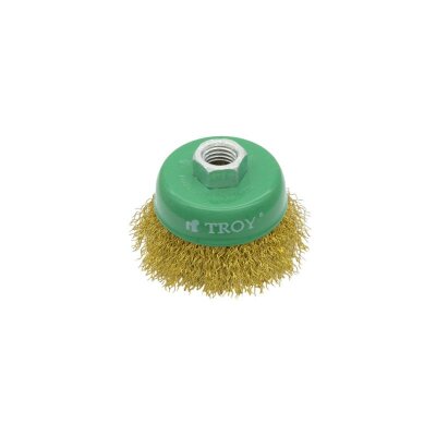 TROY 27710-65 Crimped Cup Brush, 65mm - 1