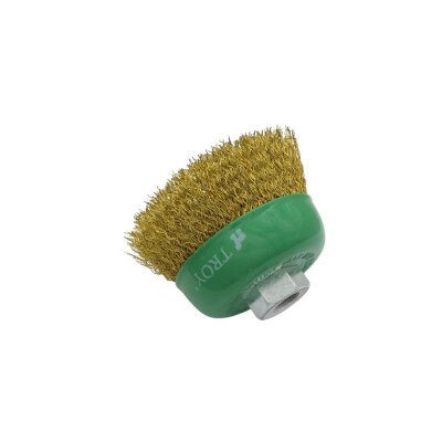 TROY 27710-75 Crimped Cup Brush, 75mm - 5