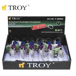 TROY 28086 Mini LED El Feneri ve Anahtarlık (24 Adet, Standlı) - 6