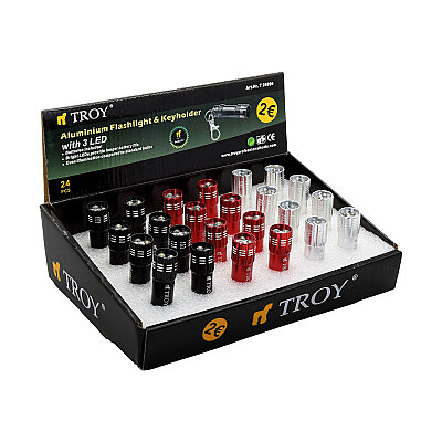 TROY 28090 LED El Feneri (24 Adet, Standlı) - 1