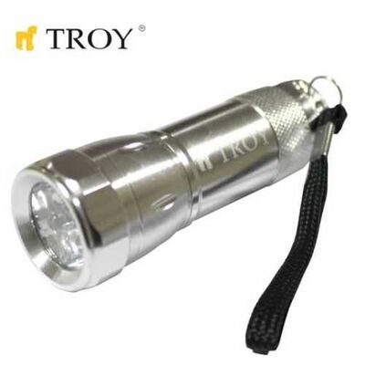 TROY 28091 Aluminum Flashlight, 24 Pcs in Display Box