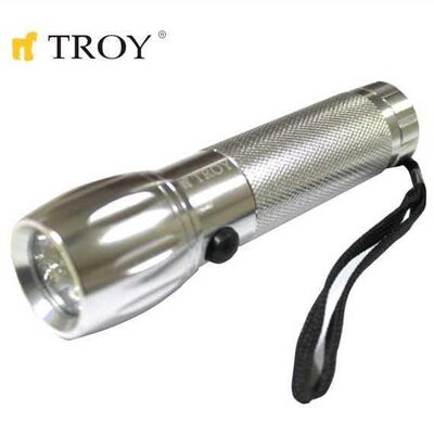 TROY 28092 Aluminum Flashlight, 24 Pcs in Display Box
