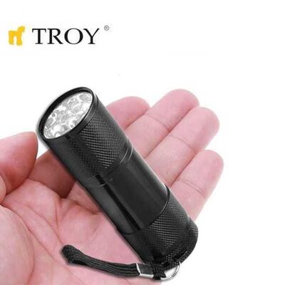 TROY 28093 Aluminum Flashlight, 24 Pcs in Display Box