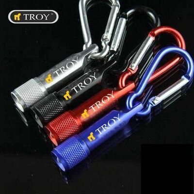 TROY 28097 Mini Flashlight with Keychain-1 Pcs