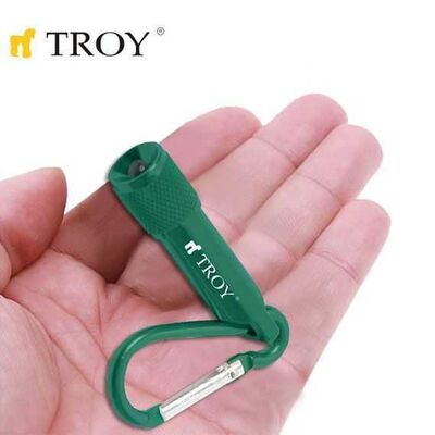TROY 28097 Mini Flashlight with Keychain-1 Pcs