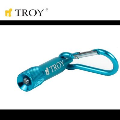 TROY 28097 Mini Flashlight with Keychain, 24 Pcs