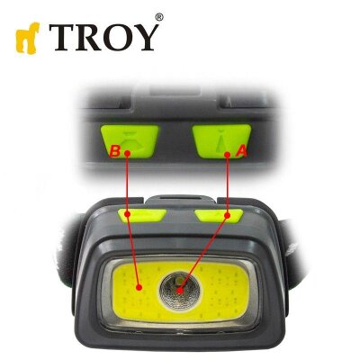 TROY 28202 COB LED Kafa Lambası, 3 Renkli - 6