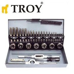 TROY - TROY 36000 Kılavuz Pafta Seti, 32 Parça, 1Koli=10 Adet