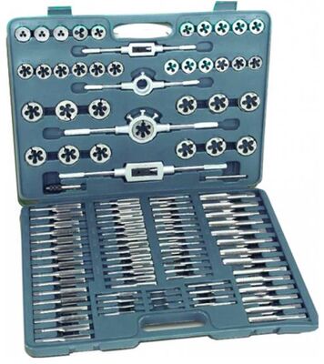 TROY 36110 Tap and Die Set, 110 Pcs