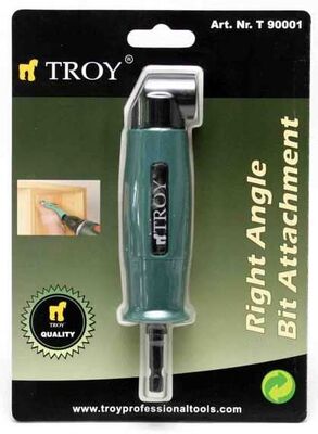 TROY 90001 Bits Uç için Açılı Matkap Adaptörü 90° TROY 90001 Bits Uç için Açılı Matkap Adaptörü 90°
