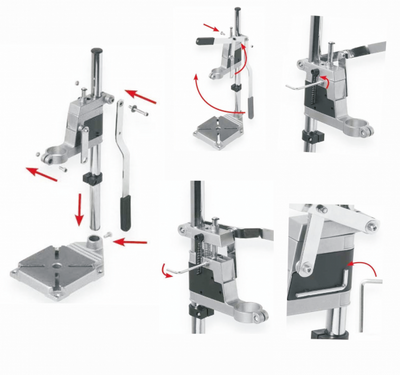 TROY 90007 Adjustable Drill Stand, 420mm - 4