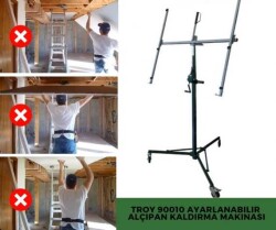 TROY 90010 Ayarlanabilir Alçıpan Kaldırma Makinası - 6