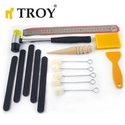 TROY 90018 Deri İşleme Alet Seti, 273 Parça