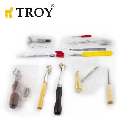 TROY 90018 Deri İşleme Alet Seti, 273 Parça