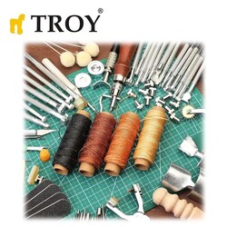 TROY 90018 Deri İşleme Alet Seti, 273 Parça - 4