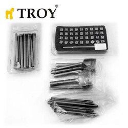 TROY 90018 Deri İşleme Alet Seti, 273 Parça - 10