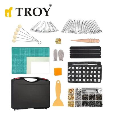 Troy 90018 Leather Crafting Tool Set, 273 Pieces