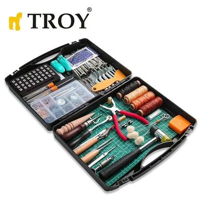 Troy 90018 Leather Crafting Tool Set, 273 Pieces