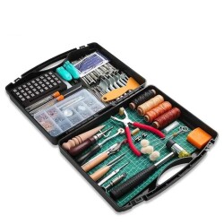 Troy 90018 Leather Crafting Tool Set, 273 Pieces