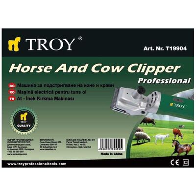 TROY 19904 Horse and Cow Clipper, 200W
