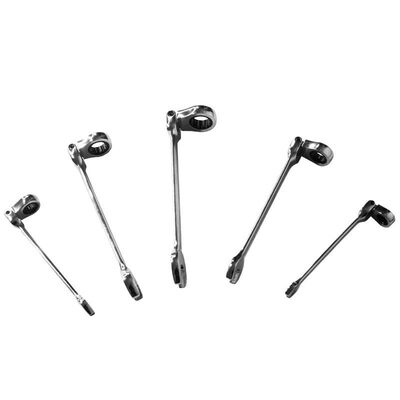 TROY 21700 Ratchet Spanner Set with Swivel Heads, 5 Pcs
