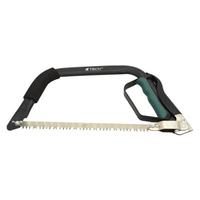 TROY 25303 Hacksaw with Two Sheets for Wood and Metal, 25.4cm - 7