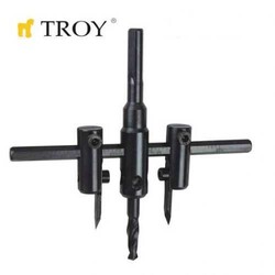 TROY - TROY 27401 Adjustable Circle Hole Cutter, 30-120mm