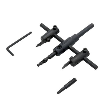 TROY 27401 Adjustable Circle Hole Cutter, 30-120mm - 2
