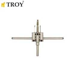 TROY 27402 Adjustable Circle Hole Cutter, 40-200mm - 4