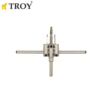 TROY 27402 Adjustable Circle Hole Cutter, 40-200mm - 4