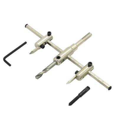 TROY 27402 Adjustable Circle Hole Cutter, 40-200mm - 2