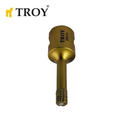 TROY 27450-08 Vacuum Brazed Diamond Core Drill for Angle Grinders, M14 - 1