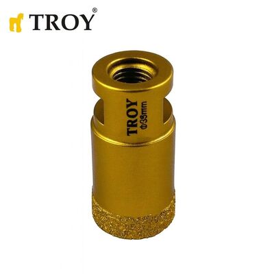 TROY 27450-35 Vacuum Brazed Diamond Core Drill for Angle Grinders, M14