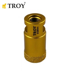 TROY - TROY 27450-35 Vacuum Brazed Diamond Core Drill for Angle Grinders, M14