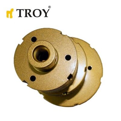 TROY 27450-35 Vacuum Brazed Diamond Core Drill for Angle Grinders, M14