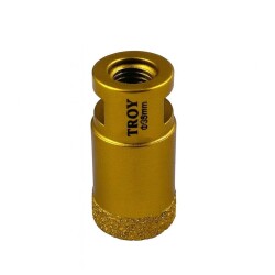 TROY 27450-35 Vacuum Brazed Diamond Core Drill for Angle Grinders, M14