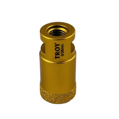 TROY 27450-35 Vacuum Brazed Diamond Core Drill for Angle Grinders, M14 - 1