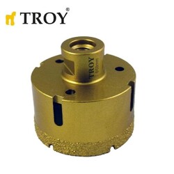 TROY - TROY 27450-68 Vacuum Brazed Diamond Core Drill for Angle Grinders, M14