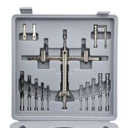 TROY 27491 Adjustable Circle Hole Cutter Set, Ø 30-120mm - 4