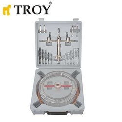TROY - TROY 27492 Adjustable Circle Hole Cutter Set, Ø 40-200mm