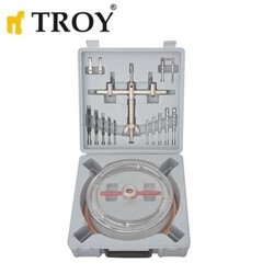 TROY - TROY 27493 Adjustable Circle Hole Cutter Set, Ø 40-300mm