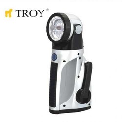 TROY - TROY 28050 Rechargeable Dynamo Spotlight