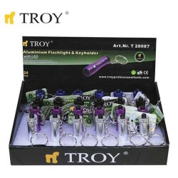 TROY 28087 Mini Flashlight with Keychain - 7