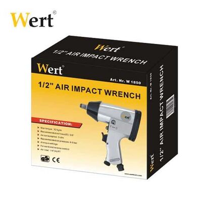WERT 1850 Air Impact Wrench, 1/2