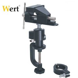 WERT 2182 Table Vice with Drill Adapter, 65mm - 2