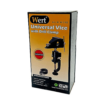 WERT 2182 Table Vice with Drill Adapter, 65mm - 7